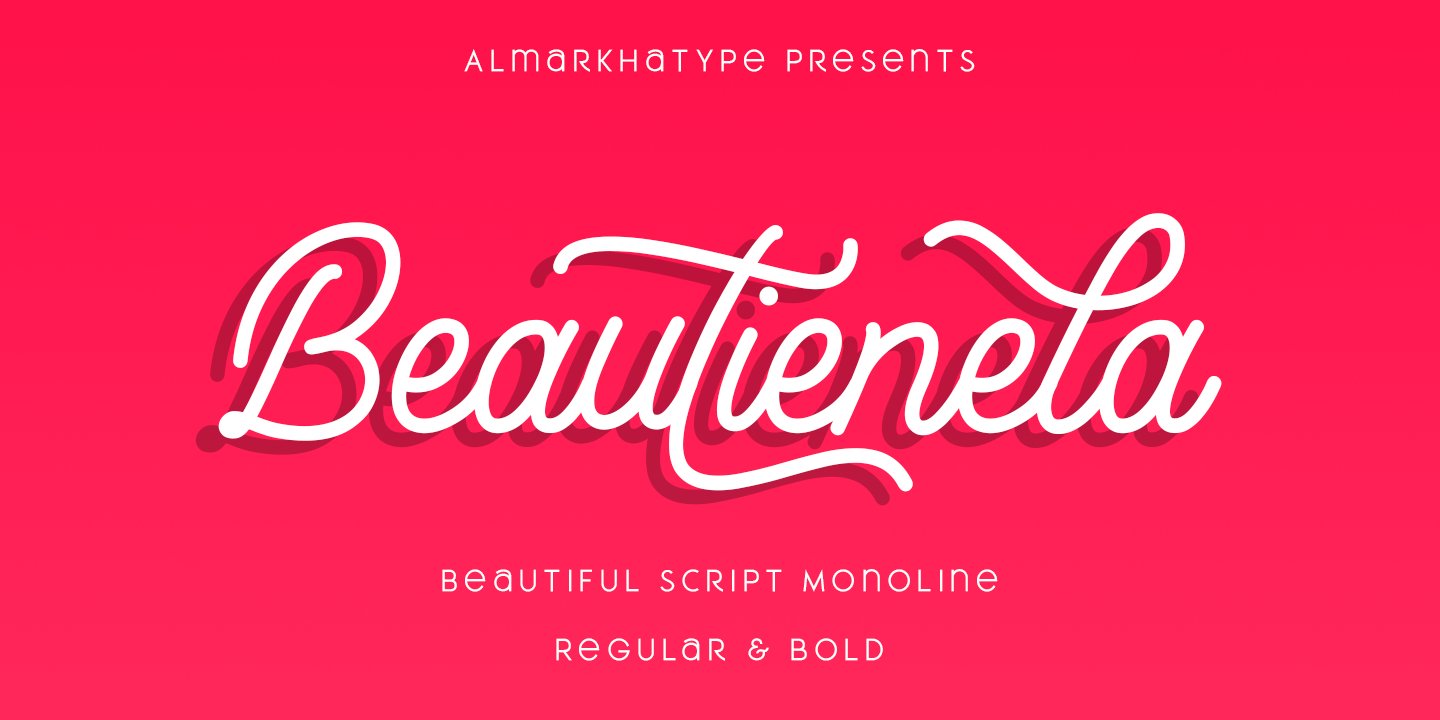 Beautinela Font preview